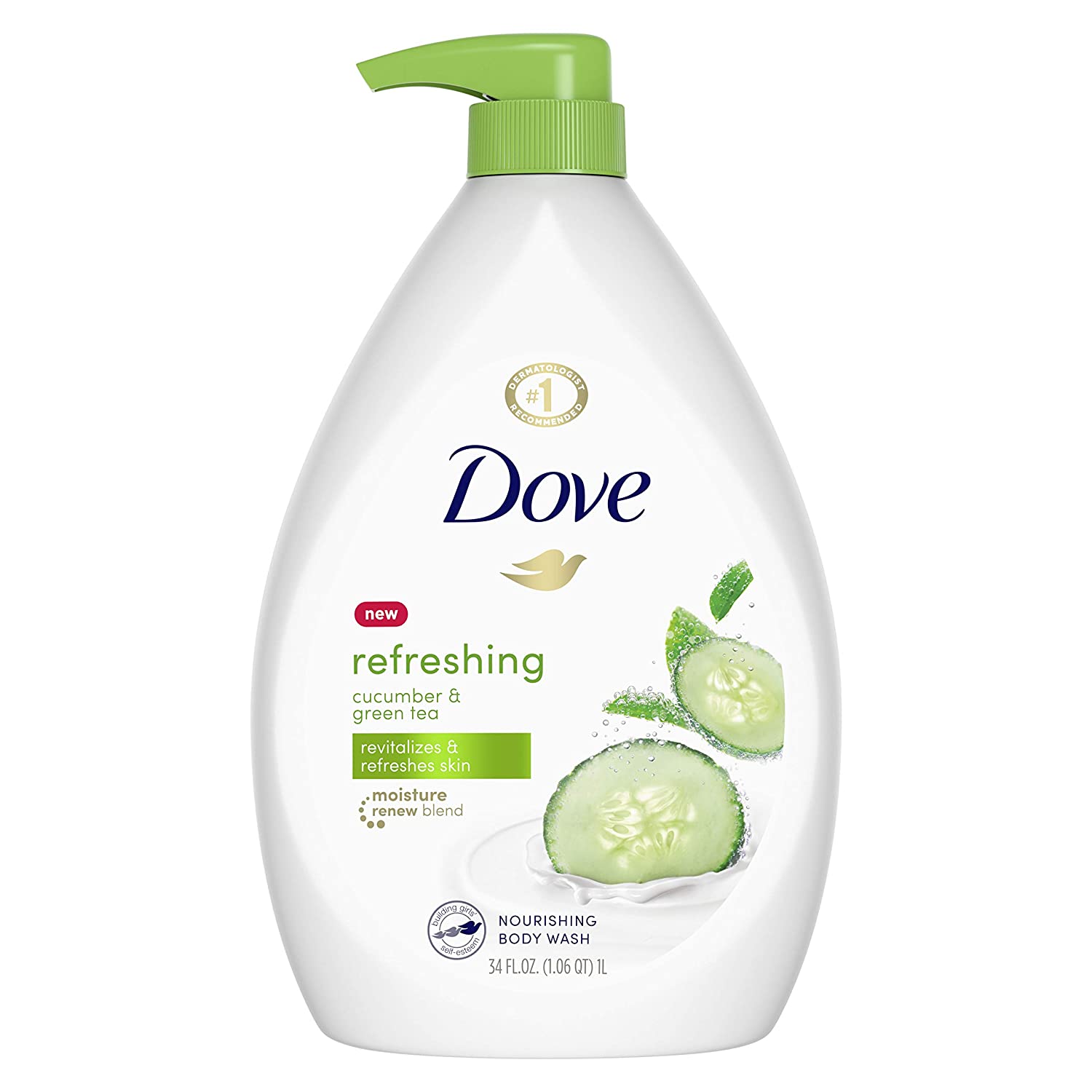 *Dove Go Fresh Cucumber Moisture Body Wash 34 oz