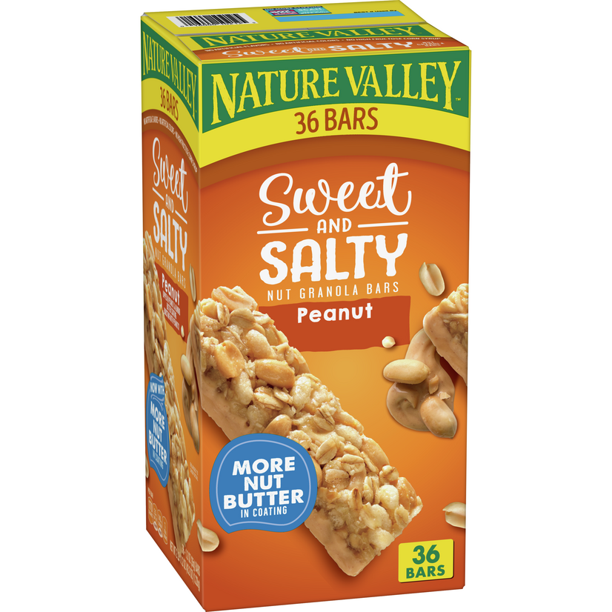 Nature Valley Sweet & Salty Peanut Granola Bars 36ct