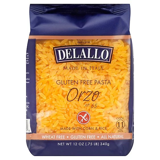 Delallo Gluten Free Orzo 12oz