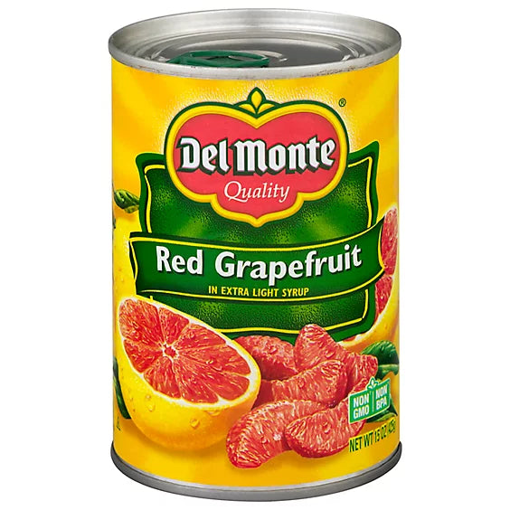 Del Monte Red Grapefruit Sections in Light Syrup 15 oz