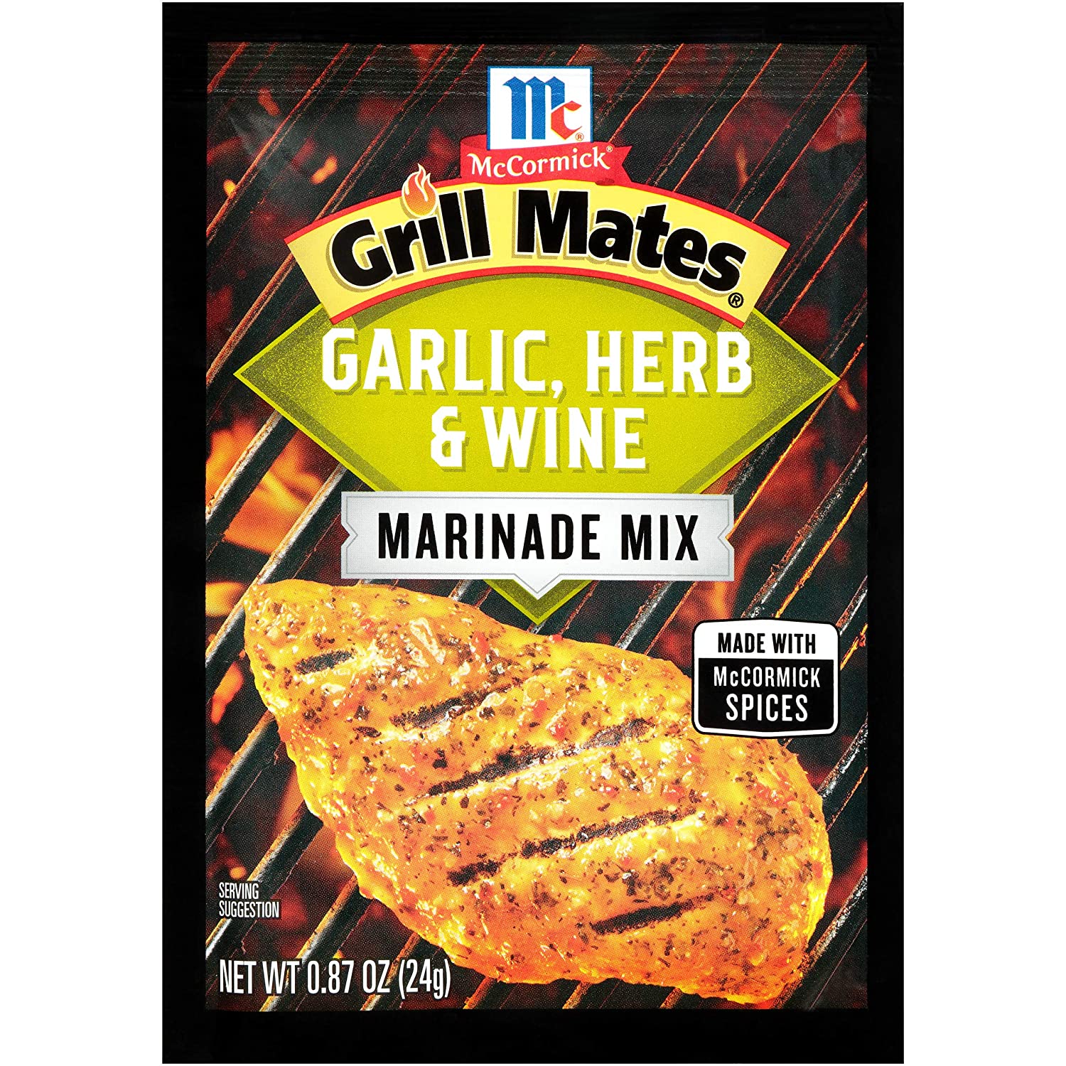 Grill Mates Garlic Herb & Wine Marinade Mix 0.87oz