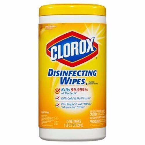 Clorox Crisp Lemon Scent Disinfecting Wipes 85ct