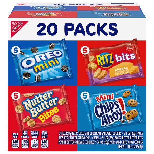 Nabisco Cookie & Cracker Classic Variety Mix 1oz x 20