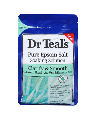 Dr Teal's Epsom Salts Witch Hazel & Aloe 48oz