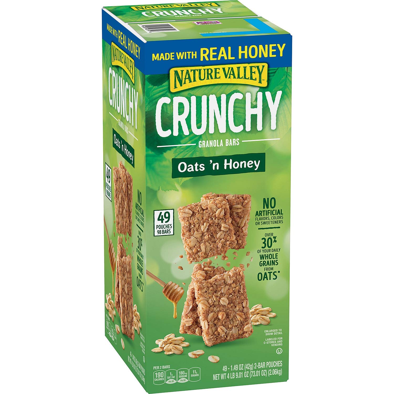 Nature Valley Oats & Honey Value Pack Crunchy Granola Bars 49ct