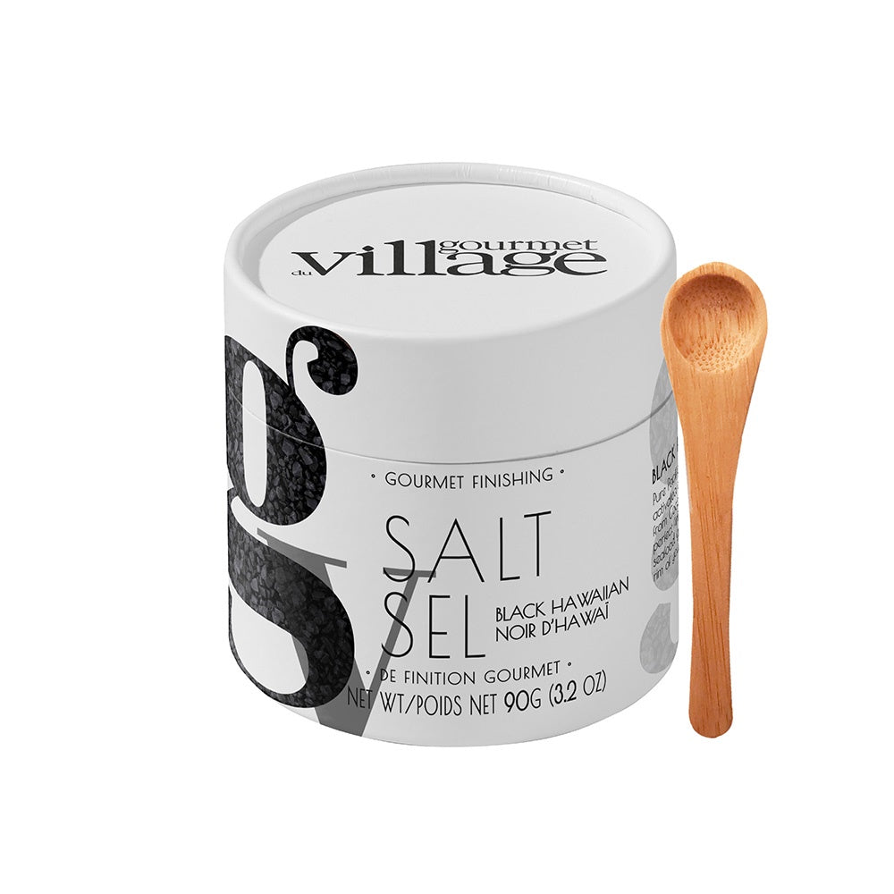 Gourmet Du Village Finishing Salt Black Hawaiian 90g