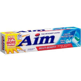 Aim Cavity Protection Ultra Mint Gel 5.5oz