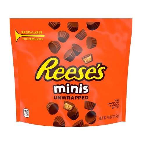 Reese's Peanut Butter Cup Minis Unwrapped 7.6 oz