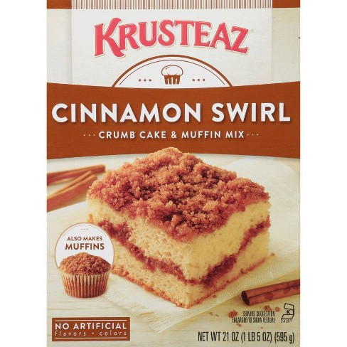 Krusteaz Cinnamon Swirl Crumb Cake And Muffin Mix 21oz