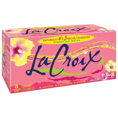 Lacroix Hi-Biscus! Sparkling Water 12oz x 12