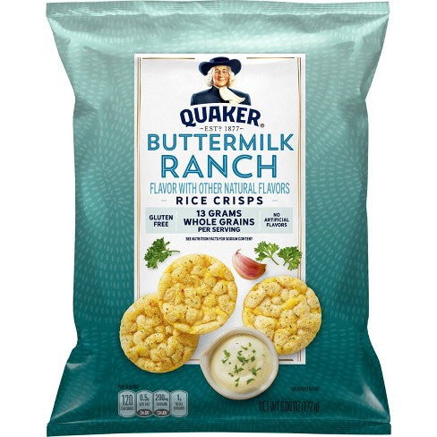 Quaker Buttermilk Ranch Rice Crisps 6.06oz