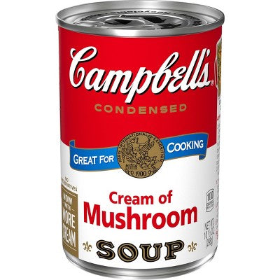 Campbell's Cream Of Mushroom Condensed Soups 10.5oz