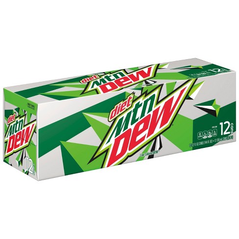 Diet Mountain Dew Cans 12fl oz x 12