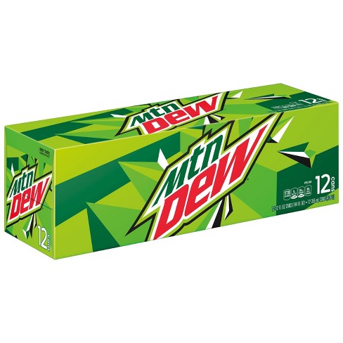 Mountain Dew Cans 12fl oz x 12