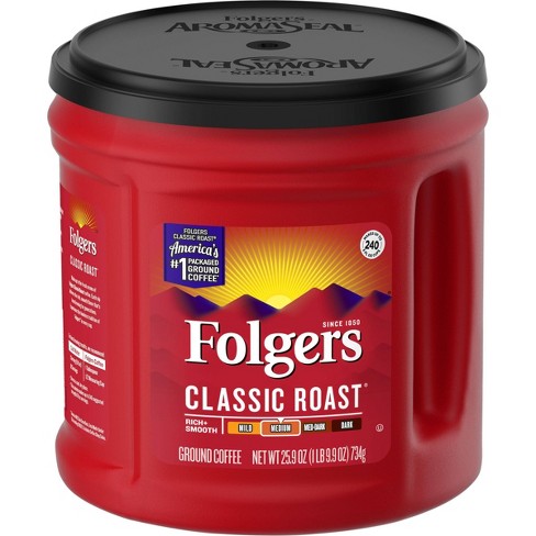 Folgers Classic Roast Ground Coffee 19.2oz