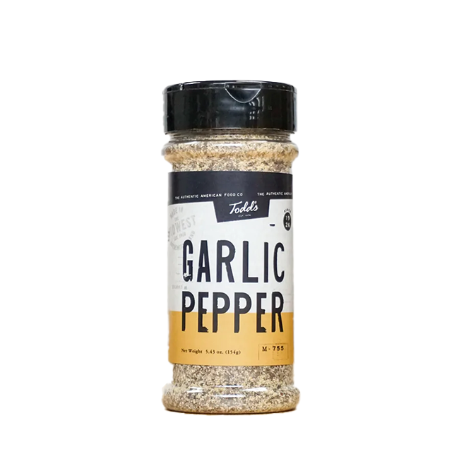 Todd's Premium Foods Garlic Pepper 5.43oz