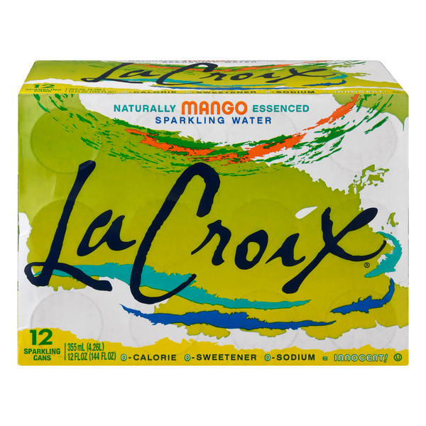 La Croix Mango Sparkling Water 12oz x 12