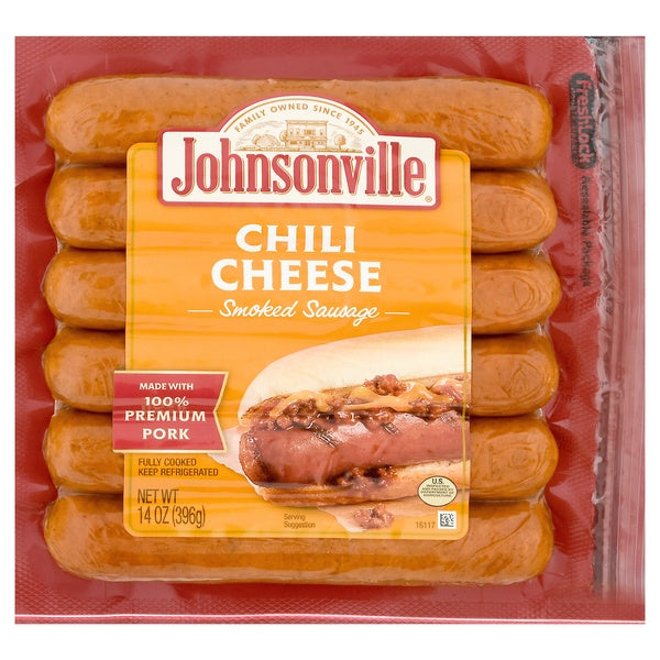 Johnsonville Chili Cheese Smoked Sausage 14oz