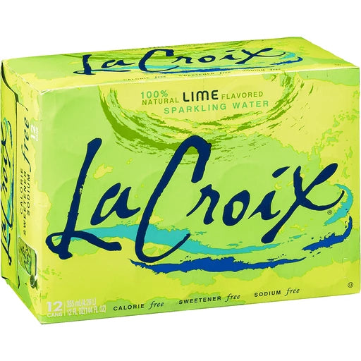 La Croix Lime Sparkling Water 12 cans