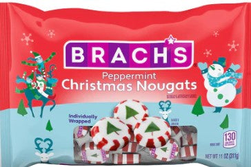 Brach's Peppermint Christmas Nougats 11oz