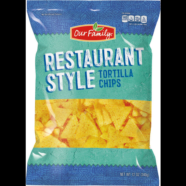 Our Family Restaurant Style Tortilla Chips 12oz