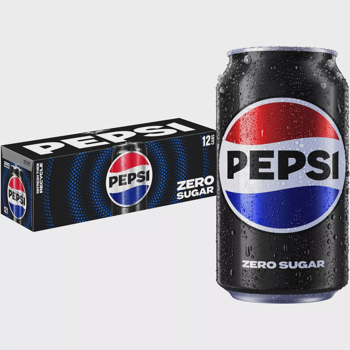 Pepsi Zero Sugar Cans 12oz x 12