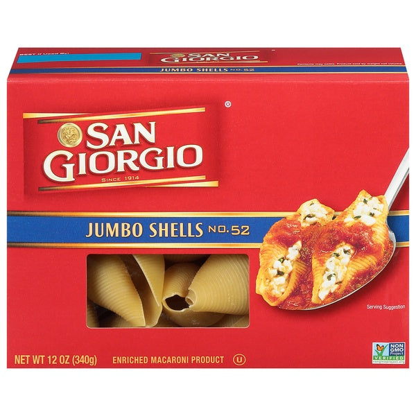 San Giorgio Jumbo Pasta Shells 12oz