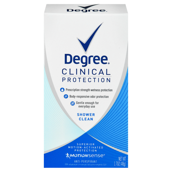 Degree Shower Clean Clinical Protection Antiperspirant 1.7oz