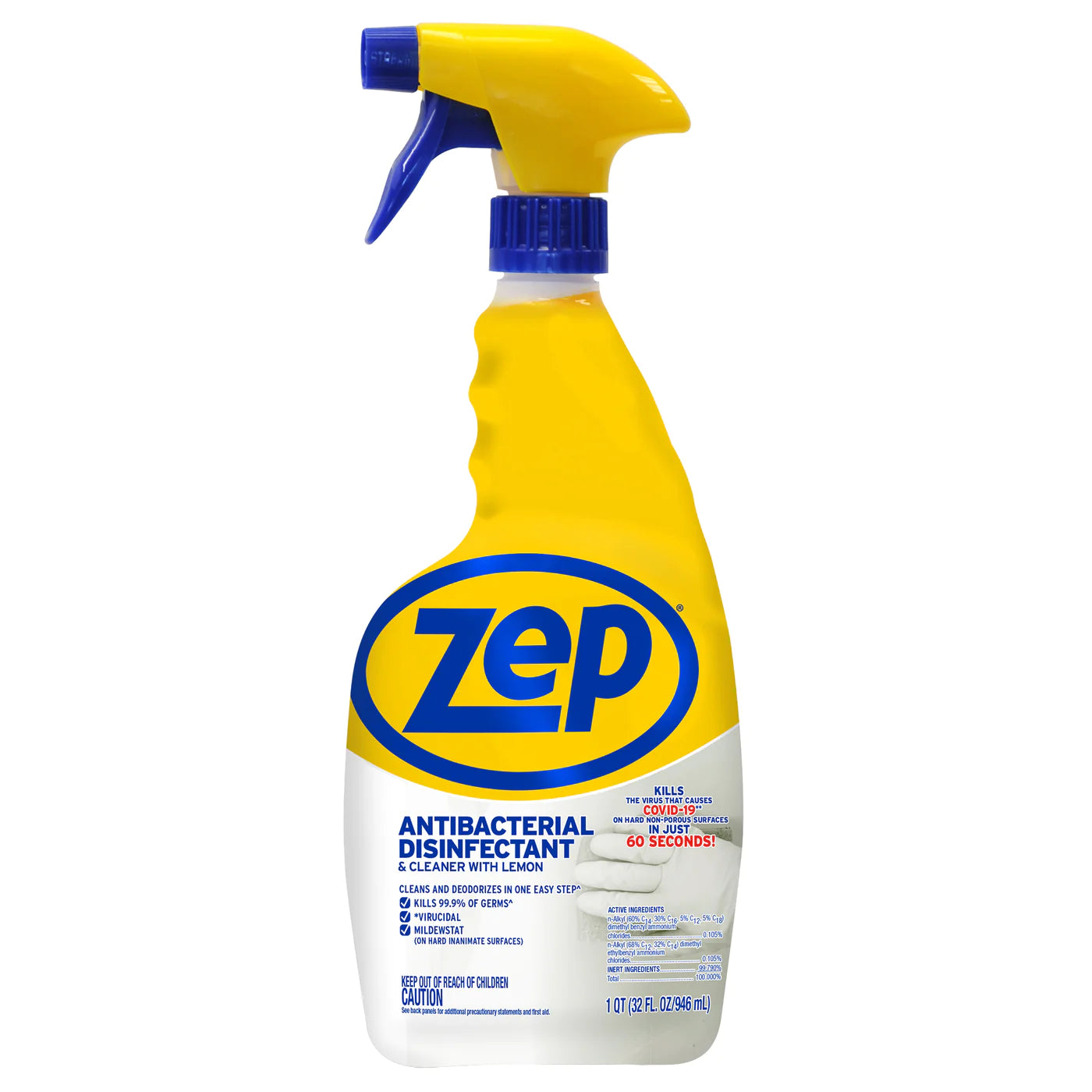 Zep Antibacterial Disinfectant Cleaner 32oz