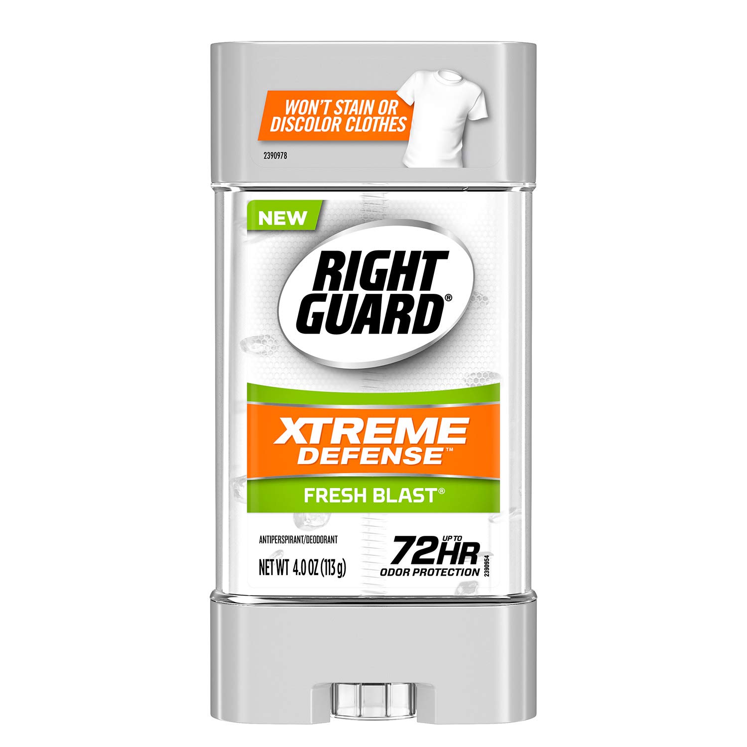 Right Guard Xtreme Defense Fresh Blast Antiperspirant Deodorant 2.6oz