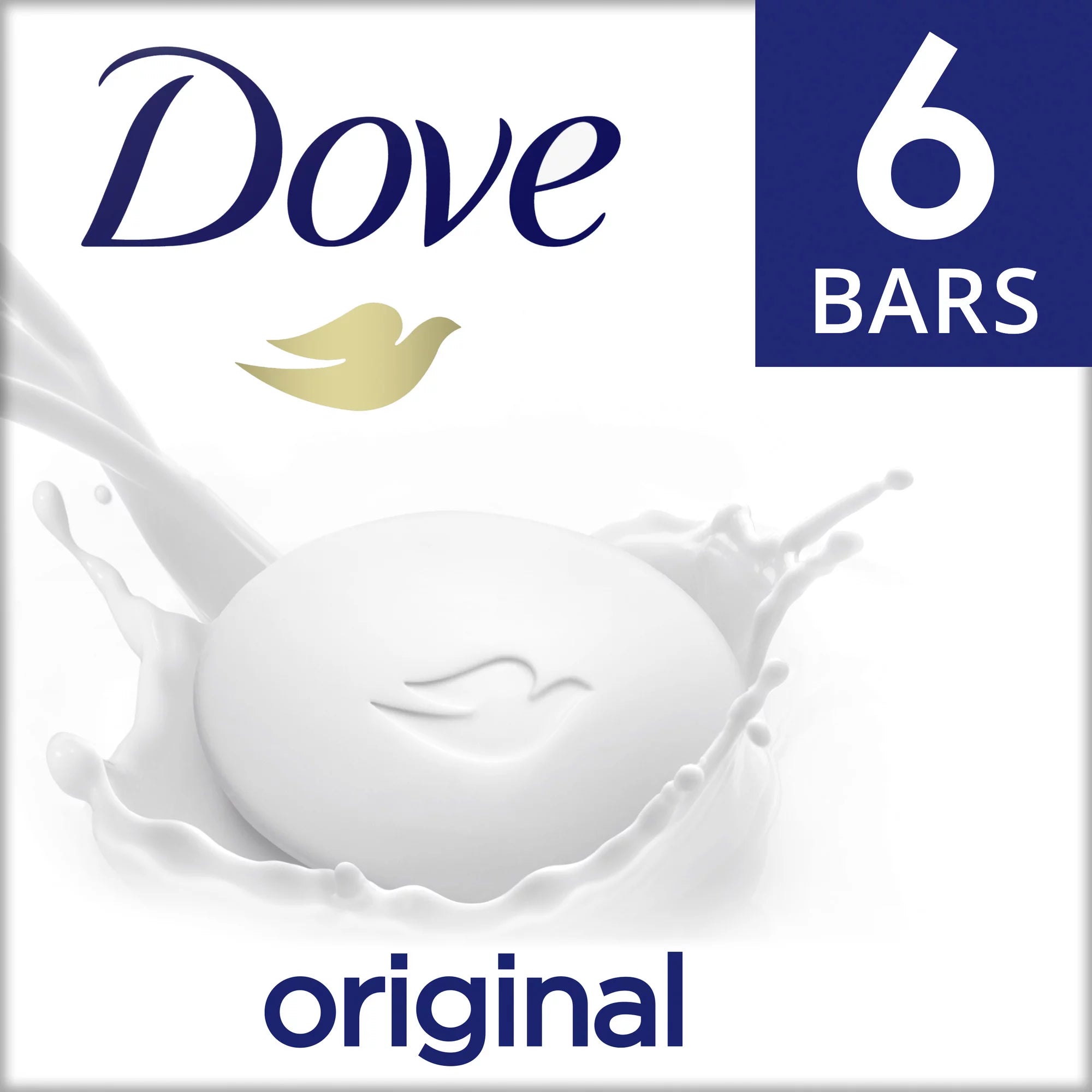 Dove Original Bar Soap 3.75oz x 6