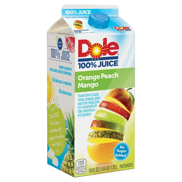 Dole Orange Peach Mango Juice Drink 59oz