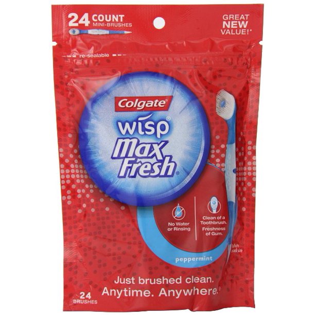 Colgate Wisp Peppermint Mini-Brush 24ct