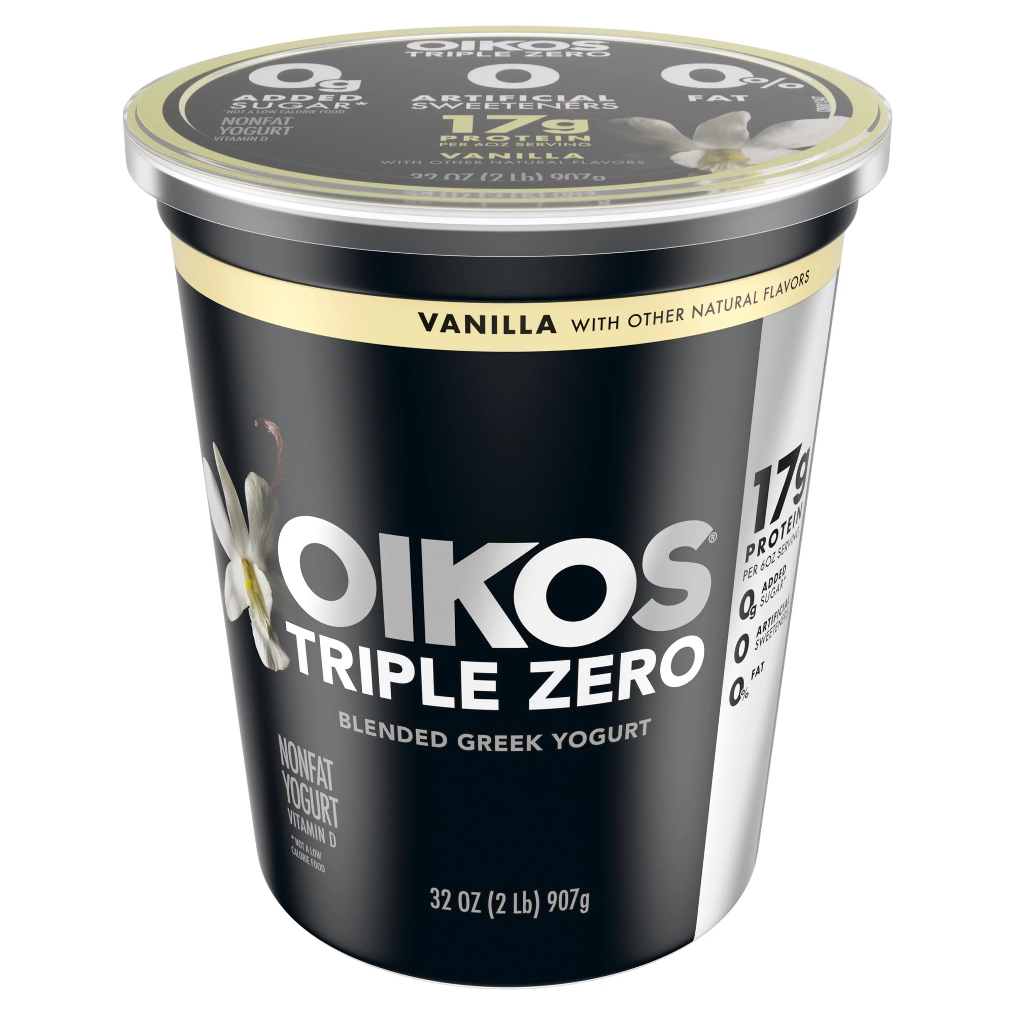 Oikos Triple Zero Vanilla Yogurt 32oz