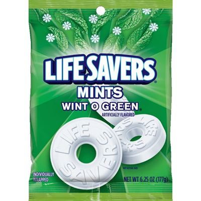 Life Savers Wint O Green Mints 6.25oz