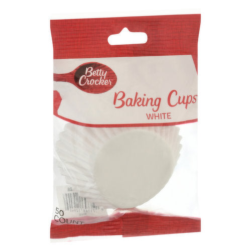 Betty Crocker White Cupcake Liners 50ct