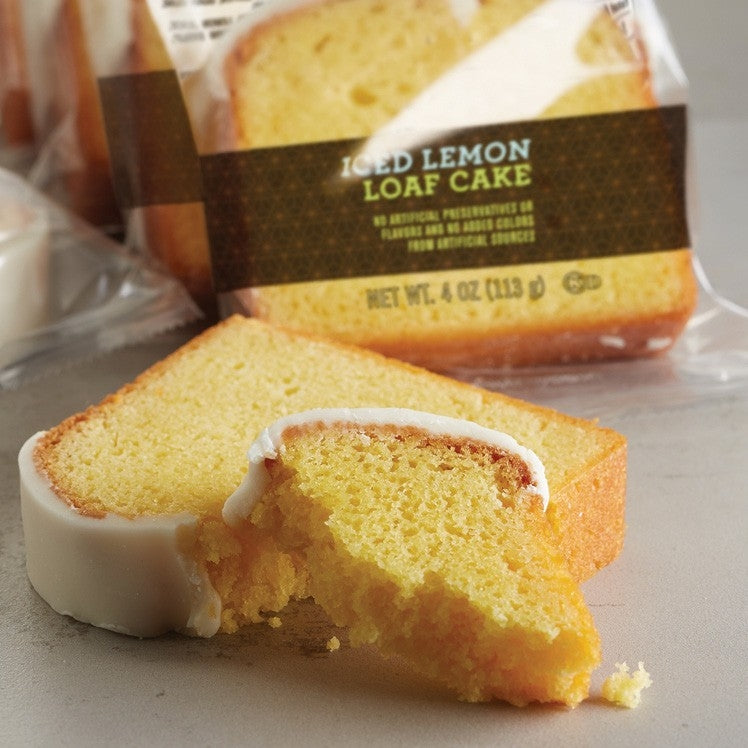 Chef's Line Frozen Iced Lemon Loaf Slice 4oz