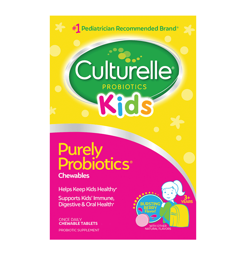 Culturelle Probiotics Kids Daily Chewable Tablets 60ct