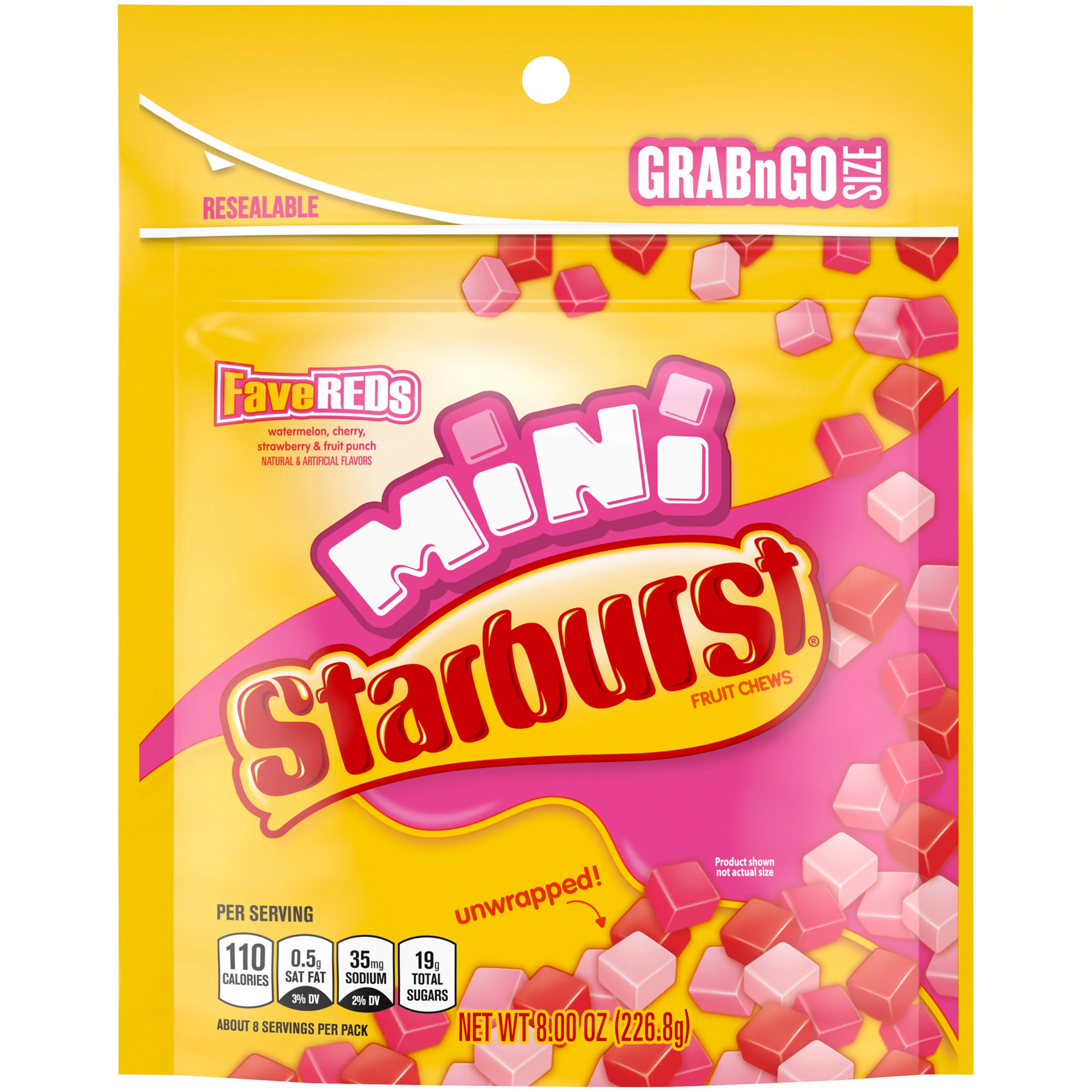 Starburst FaveReds Mini Fruit Chews 8oz