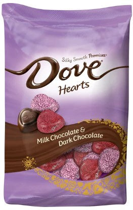 Dove Milk Chocolate & Dark Chocolate Hearts 24.2oz