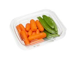 Fresh Cut Carrots and snap peas