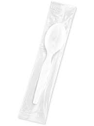 SafeWare Individually Wrapped Plastic Spoons 100ct