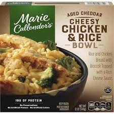 Marie Callender's Aged Cheddar Cheesy Chicken & Rice Bowl 12oz