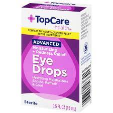 Top Care Advanced Moisturing & Redness Relief Eye Drops 0.50oz