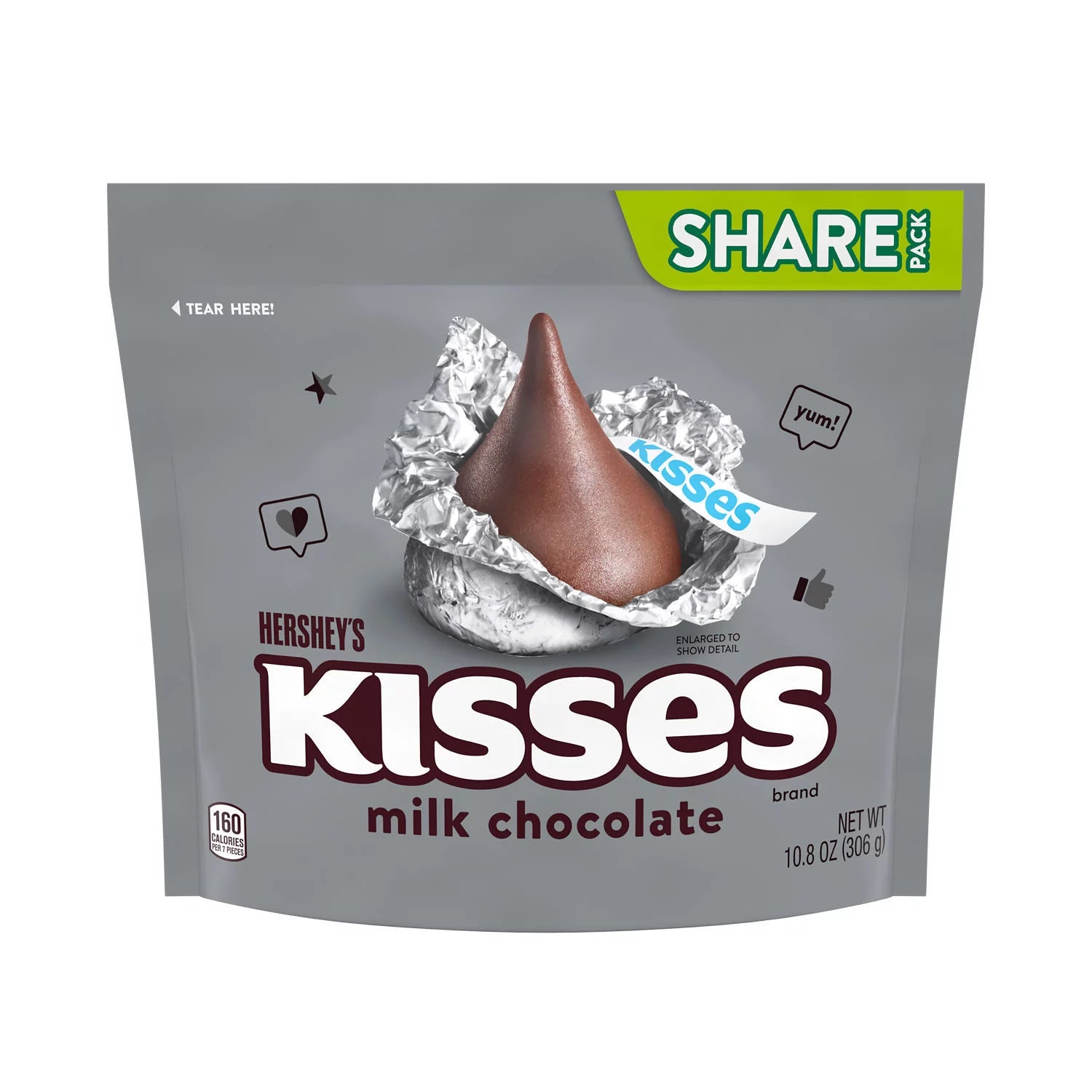 Hershey's Milk Chocolate Kisses 10.8oz