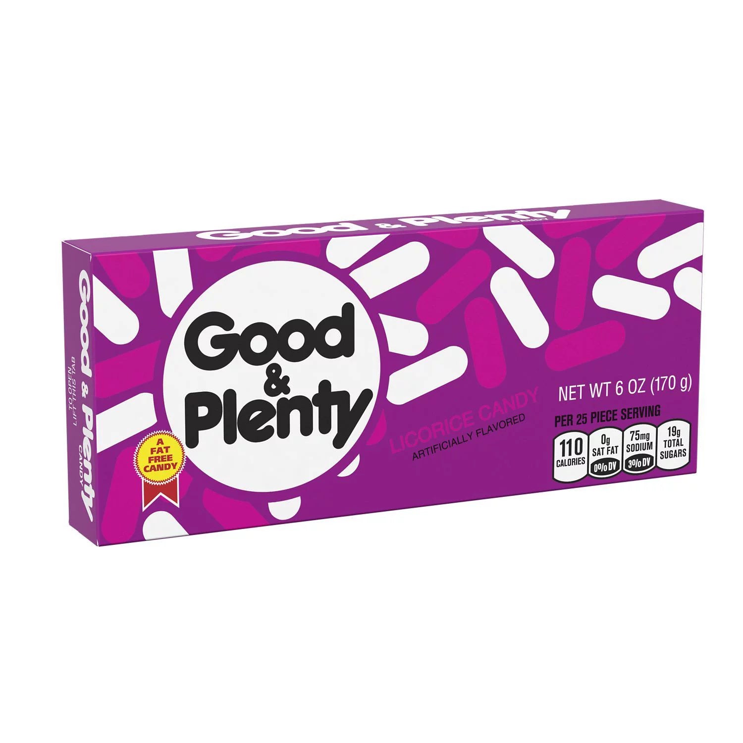 Good & Plenty Licorice Boxed Candy 6oz