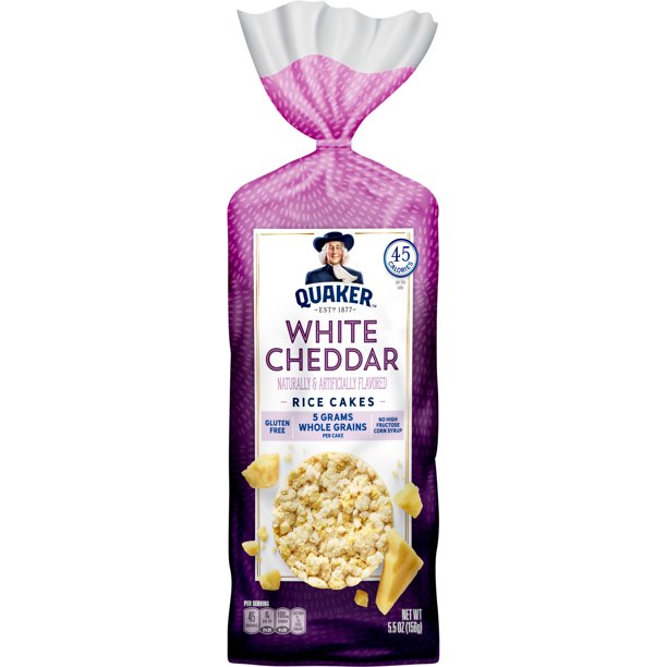 Quaker White Cheddar Rice Cakes 5.5oz