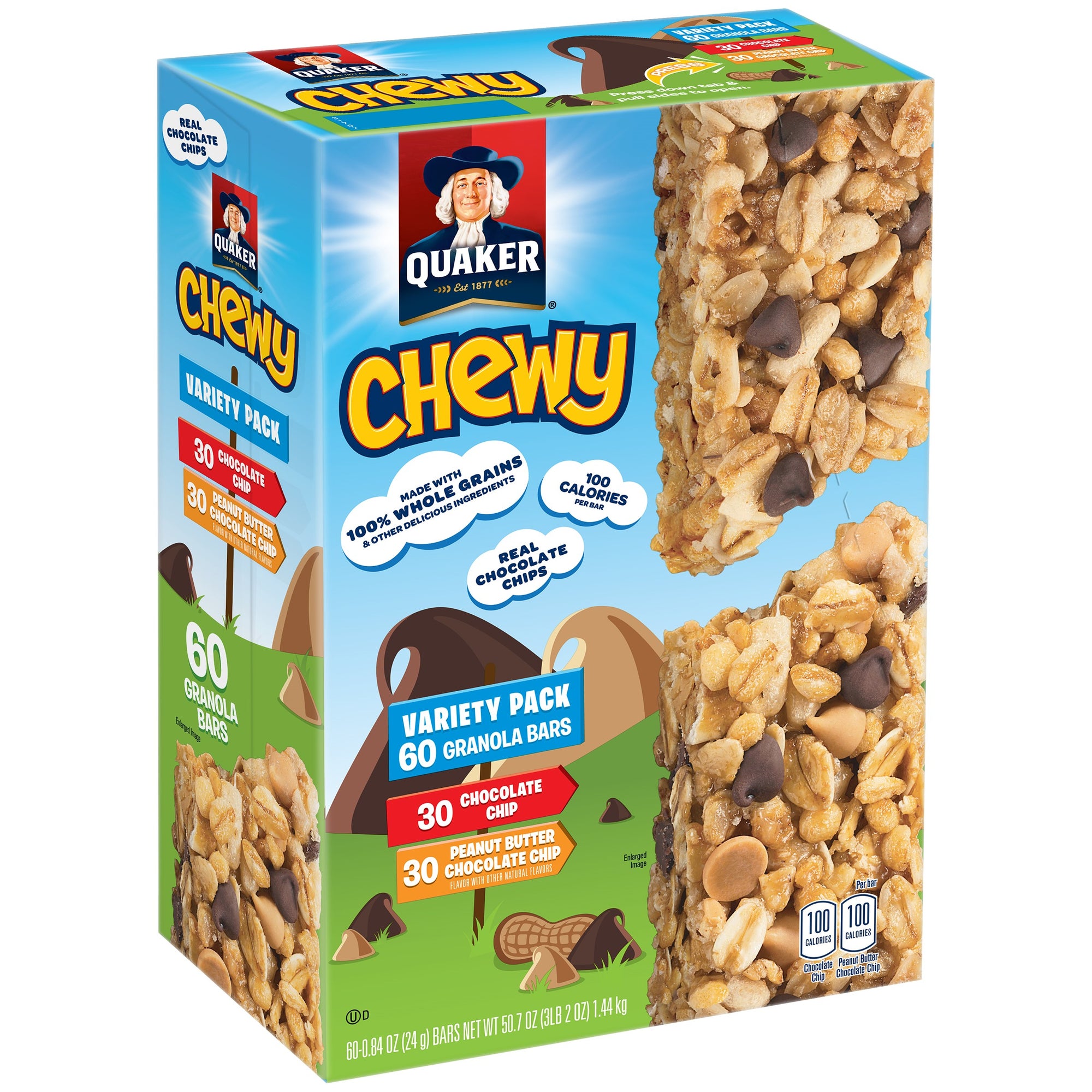 Quaker Chewy Variety Pack 60ct