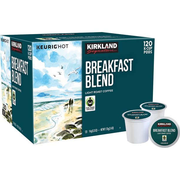 Kirkland Breakfast Blend K-cups Coffee 120ct