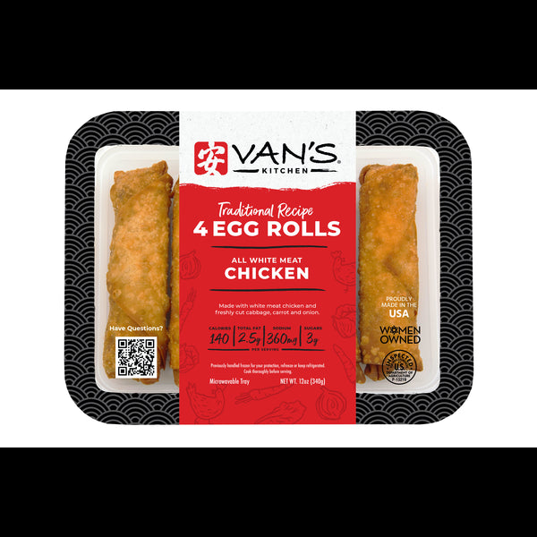 Van's Kitchen Chicken Egg Rolls 4ct